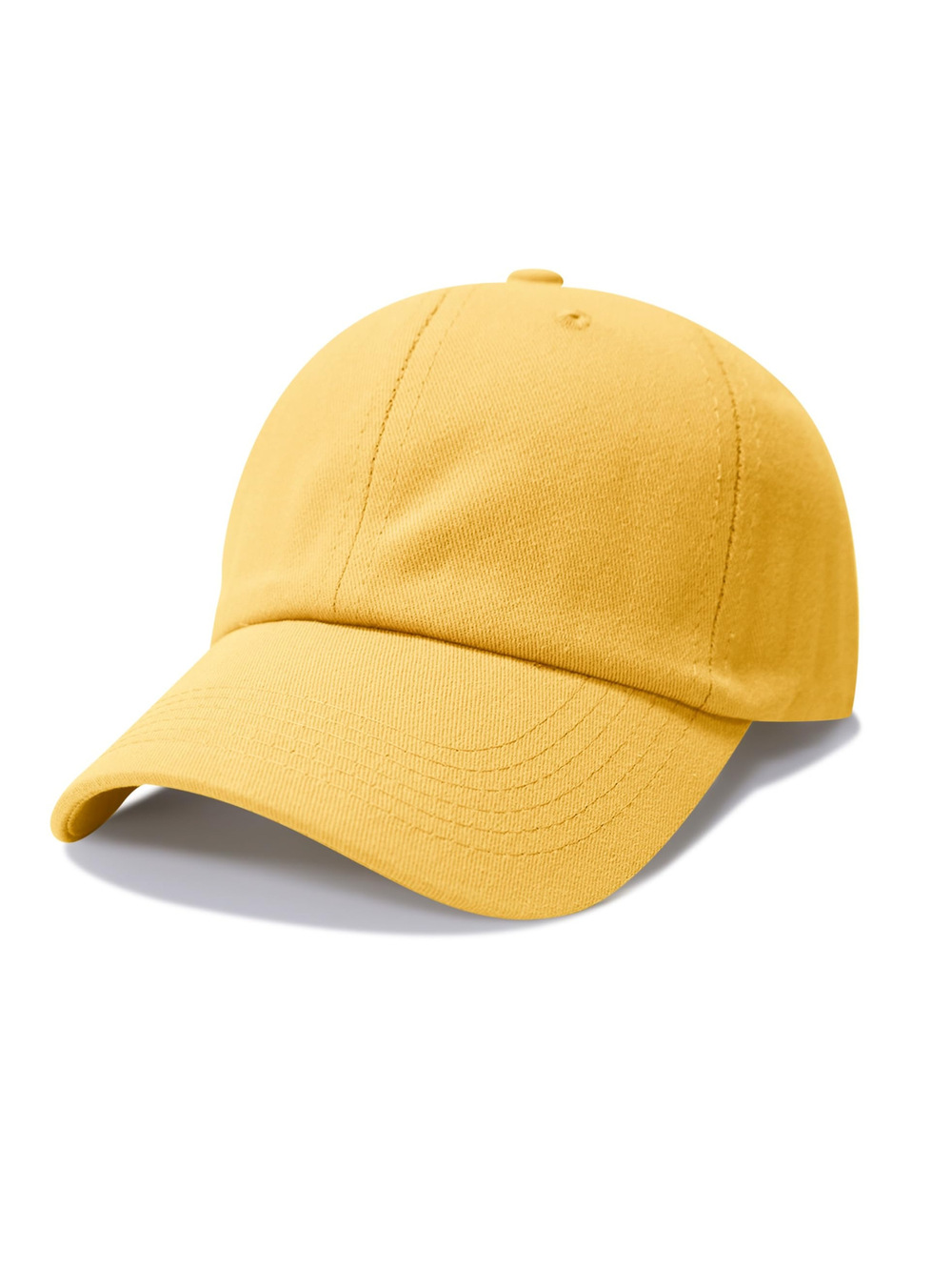 Original Classic Low Profile Baseball Cap Golf Dad Hat | Color Yellow | Size OS